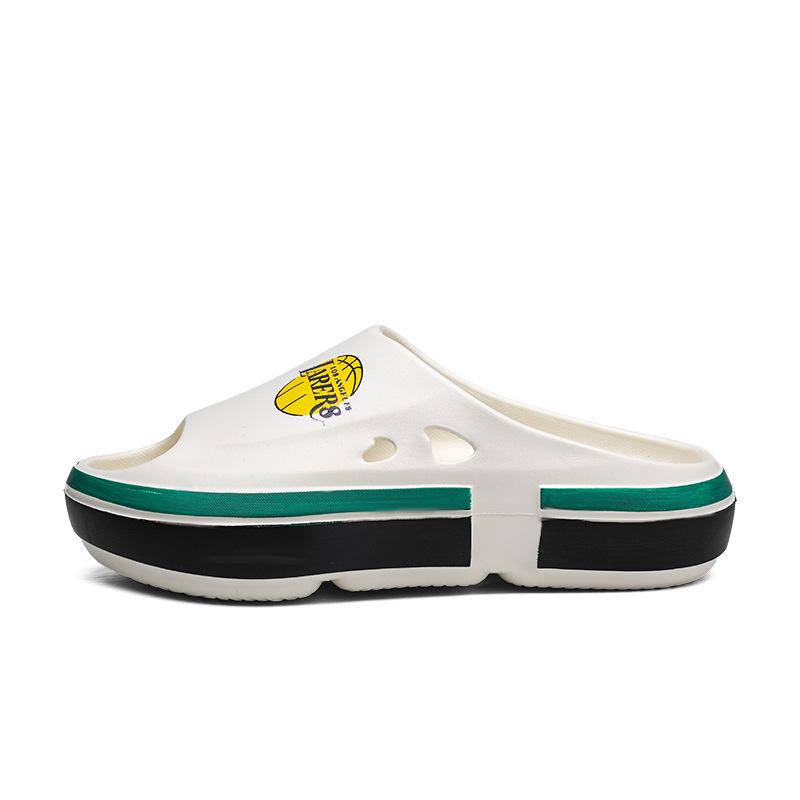 

2025 new shit-stepping slippers summer outdoor wear indoor home dual-purpose thick-bottomed non-slip deodorant cool slippers men 45
