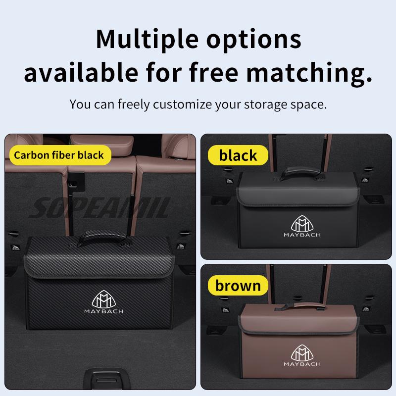 Maybach S-Klasse GLS480 GLS600 S400 S450 S480 S500 S560 S580 S600 S650 S680 Auto Kofferraum Aufbewahrungsbox Faltbare Verstauungs Aufräumtasche