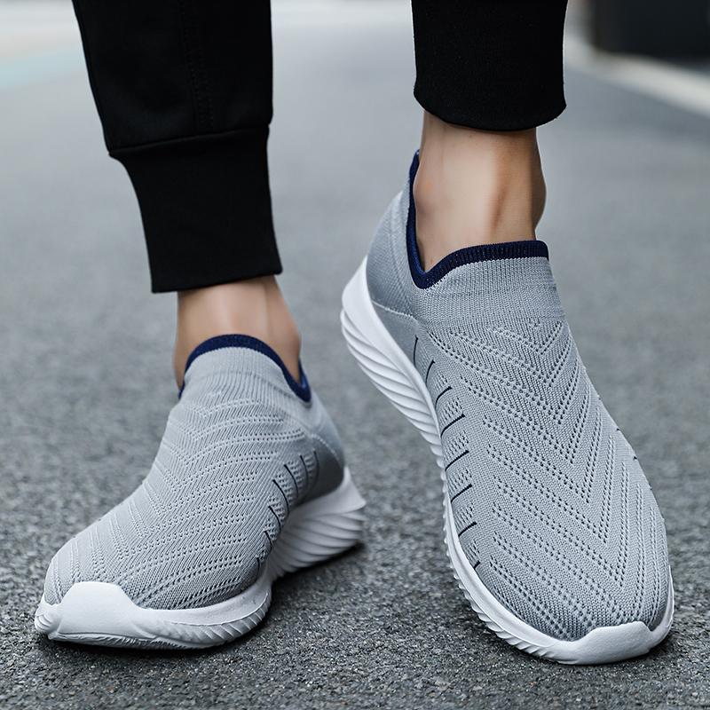 Women Sneakers Socks Shoes Casual Blue Summer Knitted Vulcanized Shoes Trainers Tenis Feminino 2025 Shoes For Man Sports
