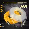 Flexible PU Air Compressor Hose Low Temperature Resistant with Quick Male Female Connectors for Outdoor Construction Work