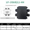 IP66 Waterproof Junction Box with 3mm-6.5mm Cable Connector Sealed Flame Retardant for Garden Security Camera Wiring