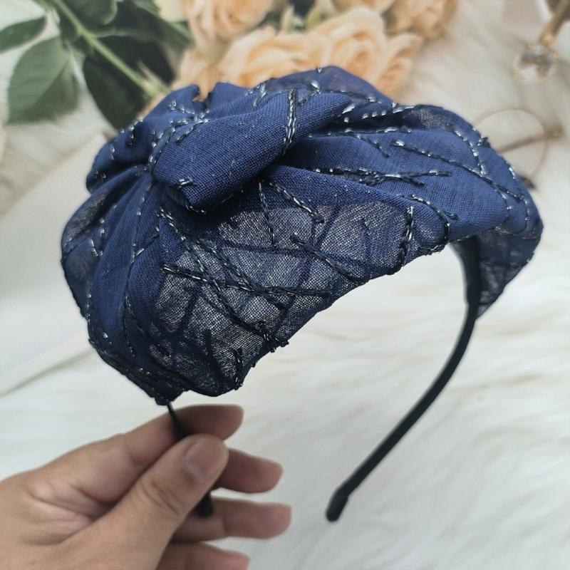 Sophisticated Women's Fascinators Hat With Bows Detail Halloween Headband Deoration For Banquets And Special Occasion