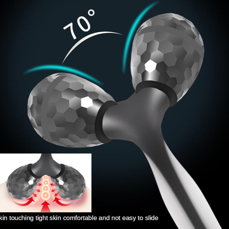 Mini Facial Massage Roller Beauty V Artifact 3d Jade Eye Neck Facial Lifting Massage Face-lifting Artifact