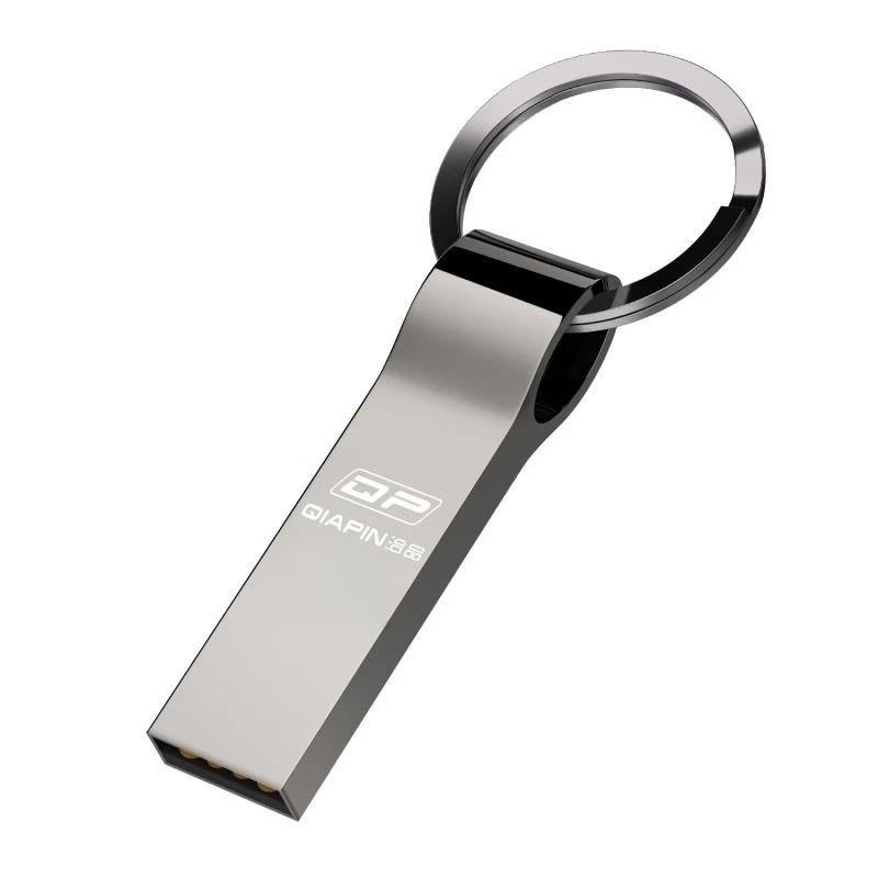 OLOEY L16 64GB Silver Metal Keyring USB 3.1 Flash Drive
