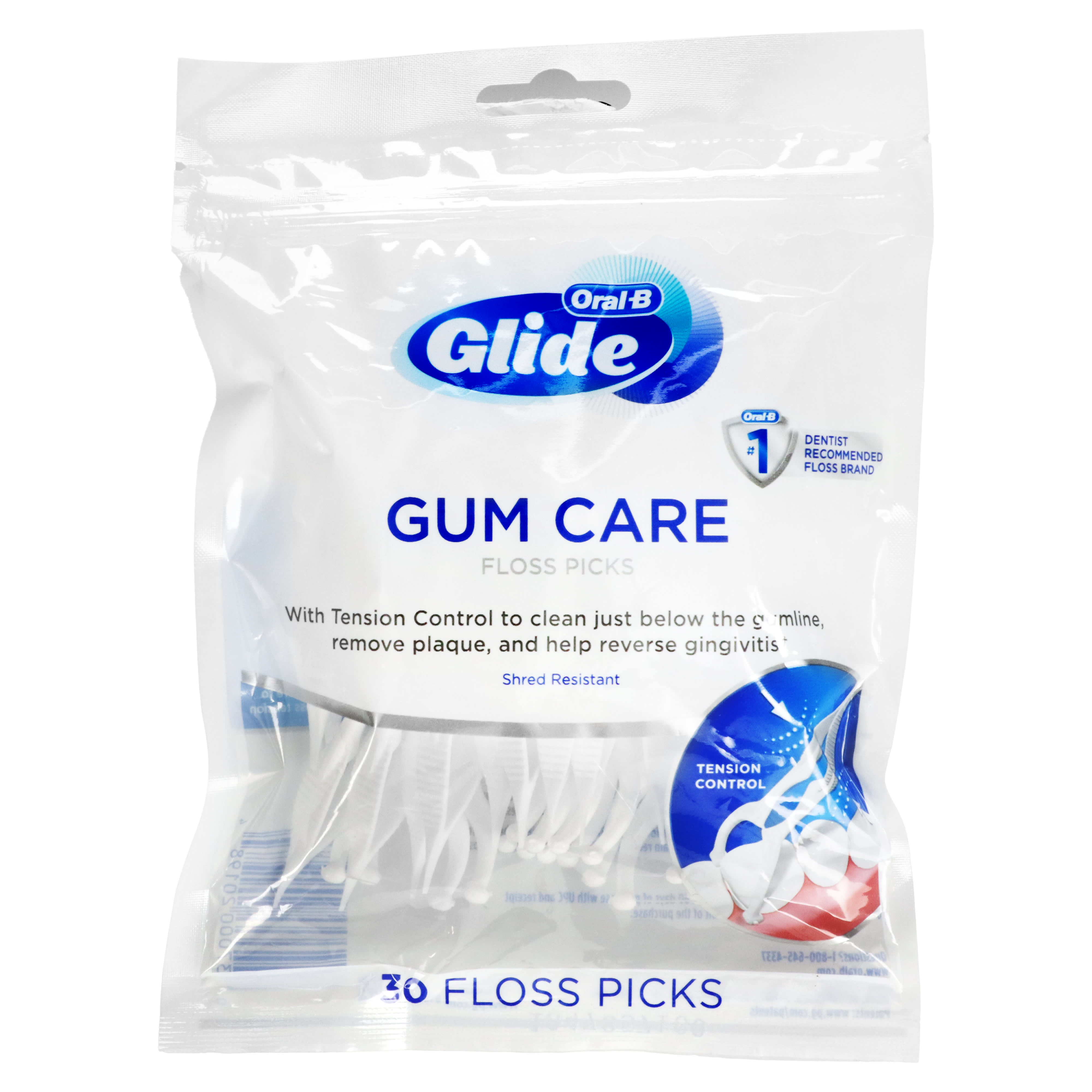 

Oral-B, Glide, уход за деснами, одноразовая зубная нить, 30 шт.