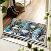 Christmas Carpet Entrance Welcome Doormat Winter Christmas Tree Waterproof Floor Mat Bedroom Kitchen Bathroom Carpet Home