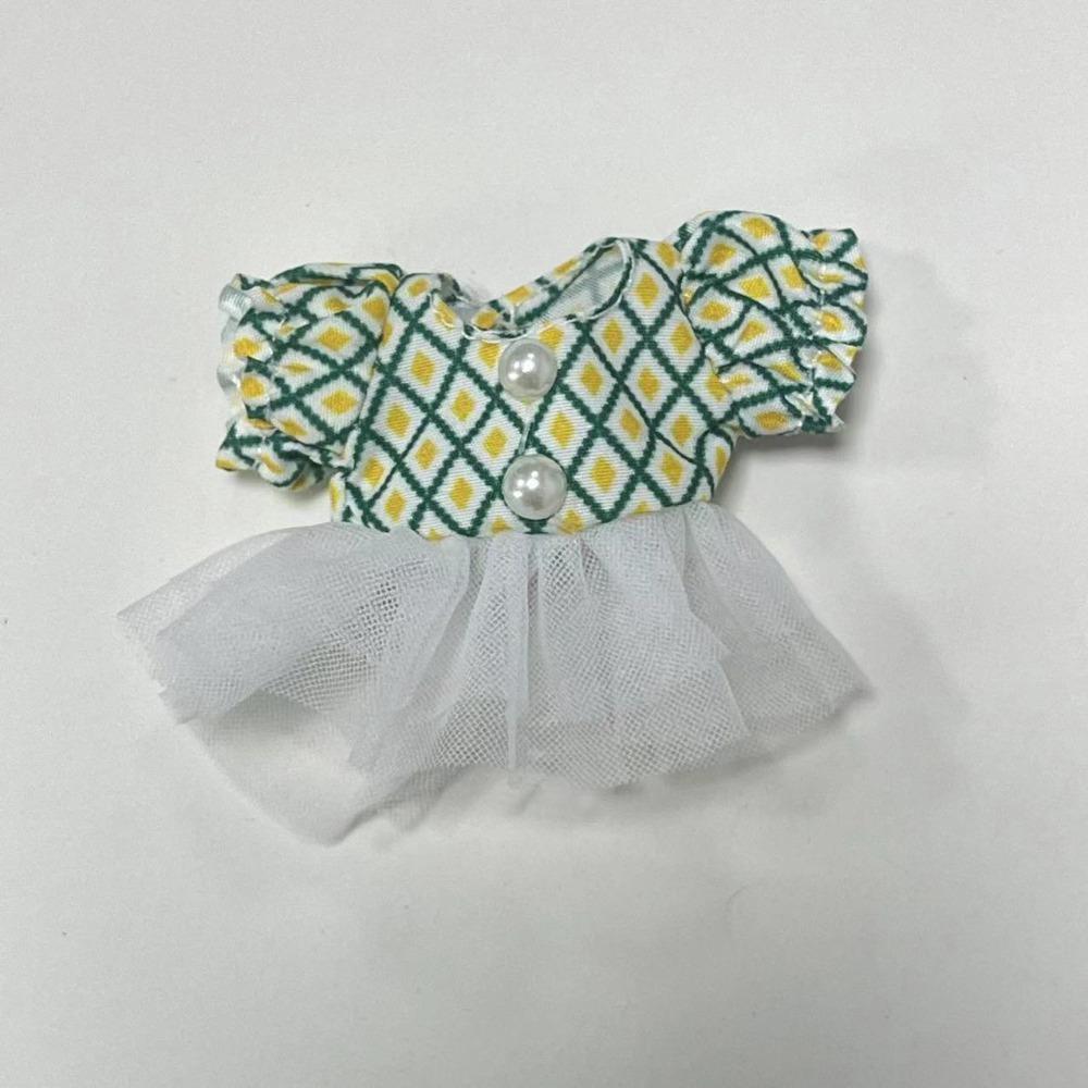 8-10cm Süßes Prinzessinnenkleid Geeignet für Koala Diary Mini-Kaninchenpuppenkleidung Modekleid Rock Dekoration DIY