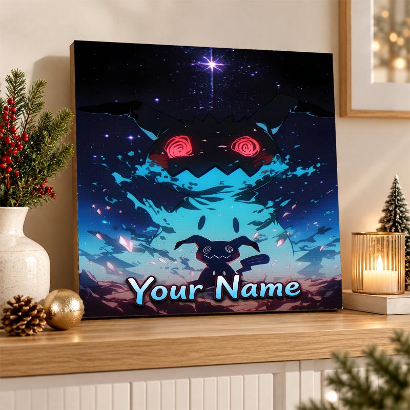 Darkrai Custom Name Diamond Painting Personalized 5D Full Drill DIY Diamond Art Home Decor