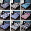 Elegant 3pcs Printed Fitted Sheet And Pillowcases Set With Floral Print Design