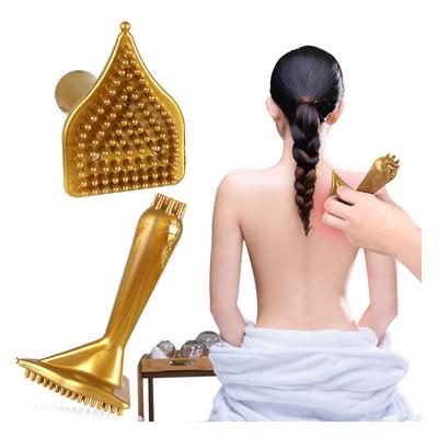 Neue PVC-Massage-Dreieckbürste Schabbrett Harzschaber Großhandel Dreieck-Massagebürste Handheld Rücken Nacken