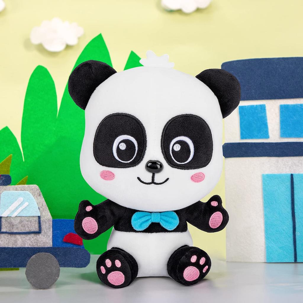 BabyBus Baby Badespielzeug Panda Kiki Niedliches Stofftier Sitzendes Baby Plüschtier Kinderspielzeug Junge Mädchen Geburtstagsgeschenk Anime Waren Originale Tagesbetreuung
