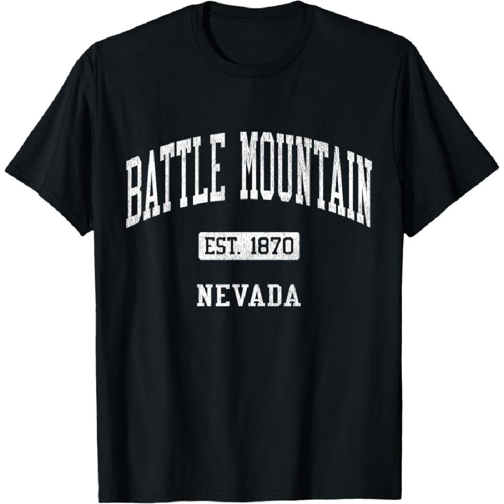 

Винтажная спортивная футболка Battle Mountain Nevada NV JS04 XXXXXL чёрный