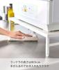 Yamazaki Jitsugyo 5878 Dishwasher Rack that Can Be Handed Over the Approximately x D36 x Plate The lower tier can also be used as a temporary storage