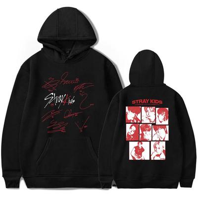 Fashion Stray Kpop Hoodies Autumn Long Sleeve Unisex Harajuku Pullovers Streetwear Clothes Sweatshirt