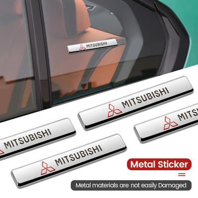 Auto-Plakette Karosserie-Seite Metall-Aufkleber Zubehör für Auto Für L200 ASX Pajero Sport Outlander Xpander Delica Mirage