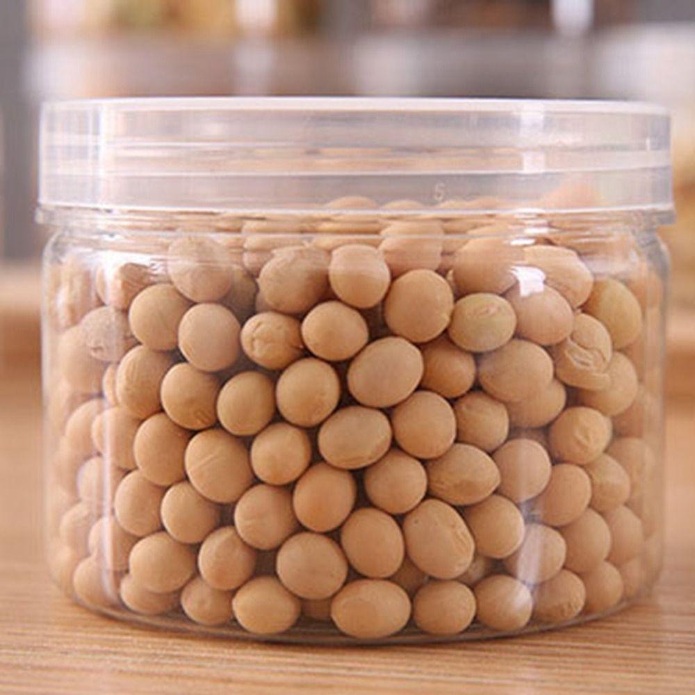 Plastic Food Spices Container Transparent Miscellaneous Grain Tank Candy Jewelry Jars  Cereal