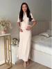 Women's 2026 Elegant Cardigan Short-Sleeve Top and Long Skirt Set