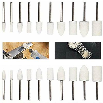 Herramienta eléctrica: Kit de brocas de pulido de mandril montado en fieltro con ruedas de lana para pulir 4/6/8/10/12 mm