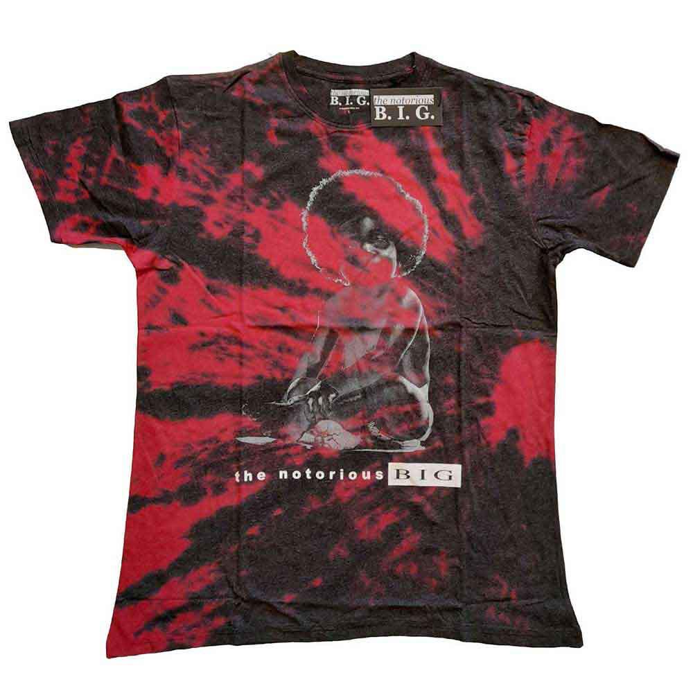 Biggie Smalls - Baby Biggie - Red Tie Dye t-shirt XXXL