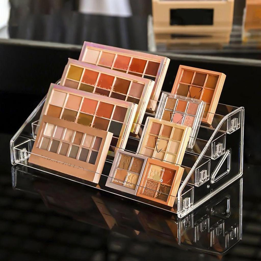 1pc Transparent multi-layer cosmetics storage rack, powder, lipstick display rack, dresser storage rack, nail polish rack