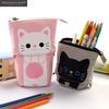 Flexible Big Cat Pencil Case Fabric Quality School Supplies Stationery Gift School Cute Pencil Box Pencilcase Pencil Bag