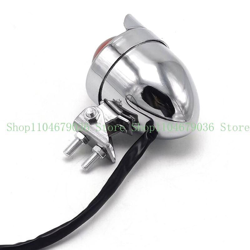 652F Set of 1 Motorcycles LED Adjustable Cafe Racer Stop Tail Light Motorbike Brake Rear Lamp Tail Light for Motorbikes