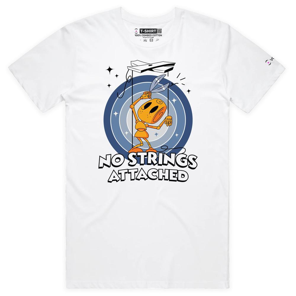 

VOICEART Puppet Cutting the String Funny T-shirt with Premium Quality Graphic XL