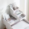 Desktop Storage Organizer ABS Plastic Multi-Compartment Pen Holder Remote Box Small Desk Organizer for Office Bedroom