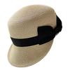 Cloche Hat Handmade Straw Hat Elegant Sun Hat Surprise Gift for Girlfriend for Vacations French Style