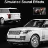 Large 1:18 Scale Range Rover Land Cruiser LC300 Toy Car Model Alloy Body Shock Absorption SUV Vehicles Models for Adults Gifts