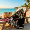 Christmas Beach Towel Super Soft Microfiber Quickdry Fabric Comfortable Lightweight Perfect for Traveling Yoga Camping and Swimming