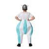 Déguisement Galo - ATOSA - Garçon 5-6 Ans - Rayures Bleues - Chemise Et Pantalon - Multicolore