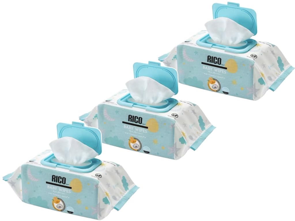 

RICO Baby 100 count x 3 in packs of Wipes, Costco, (Sold 3)