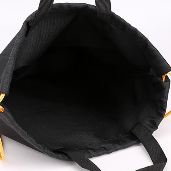 Прочная дорожная сумка Износостойкая многофункциональная застежка на шнурке чёрный — фото 12