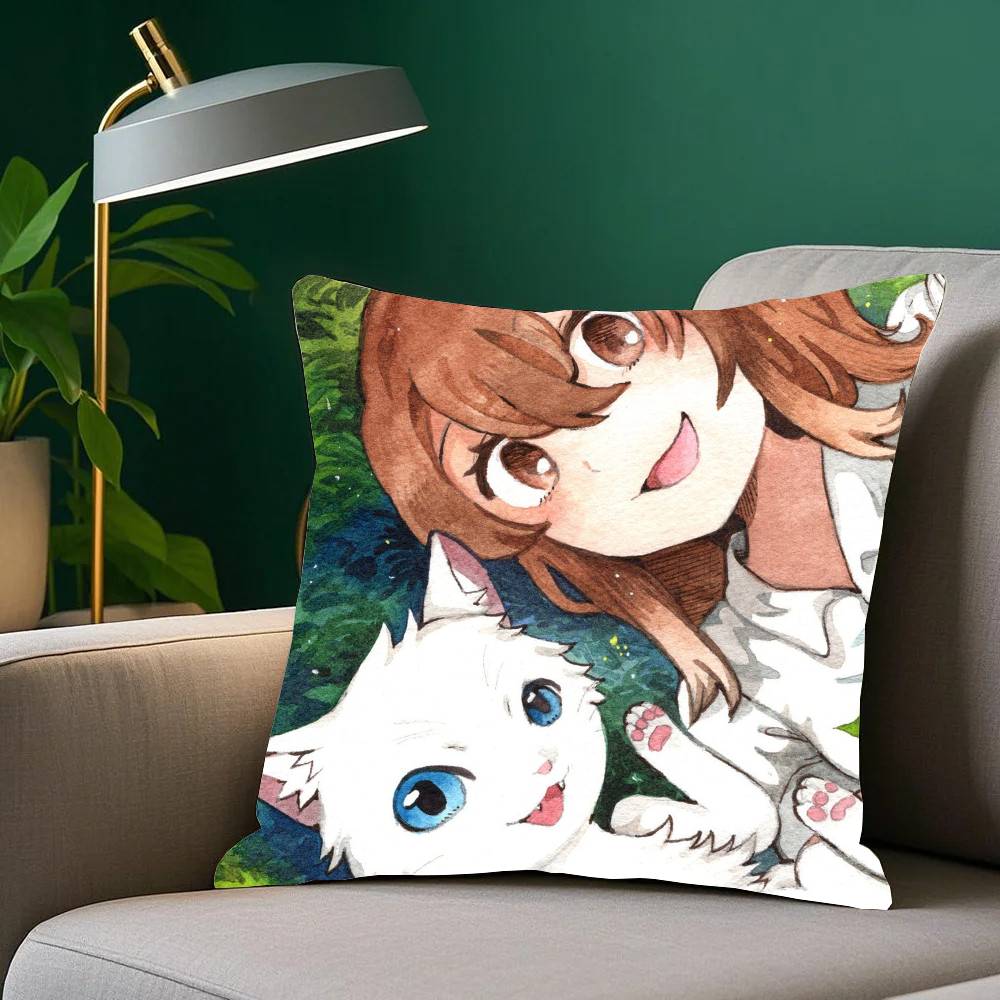 Anime Movie A W-Whisker Away Pillow Case Fashion Square Pillowcase Bedroom Sofa Room Ins Decoration Leisure
