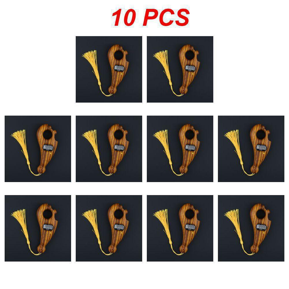 1~10PCS Portable Handheld Tassel Digital Beads Counter Finger Game Decompression Toy
