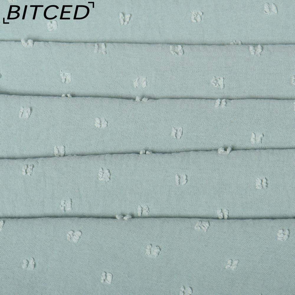 BITCED Women's Spring/Summer Waist-Defining V-Neck Dress Vacation Casual Short-Sleeve Slimming Dress