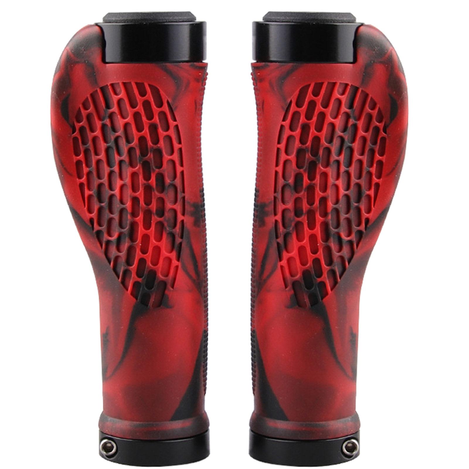 

Double Locks on Bicycles Handlebar Comfortable Nonslip Bilateral Locks Cycling Handle Grips Mountain Bike Handbar Grips 5