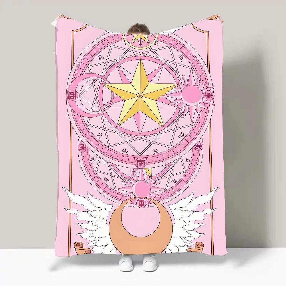 Card Captor Sakura Blanket Design Lightweight  For Dorms, Naps, Living Room, Office,Sofa,All-Season