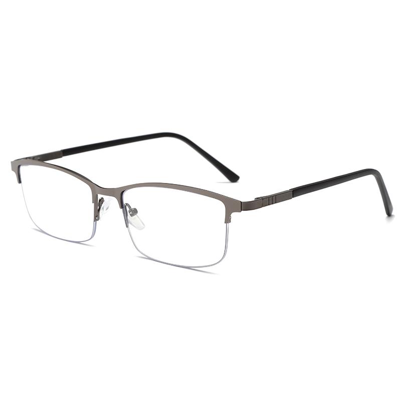 

Anti-blue Light Glasses Half Frame Metal Square Eyewear Women Men Daily Leisure Eyeglasses Blue Light Blocking Man Lady Eyeglas