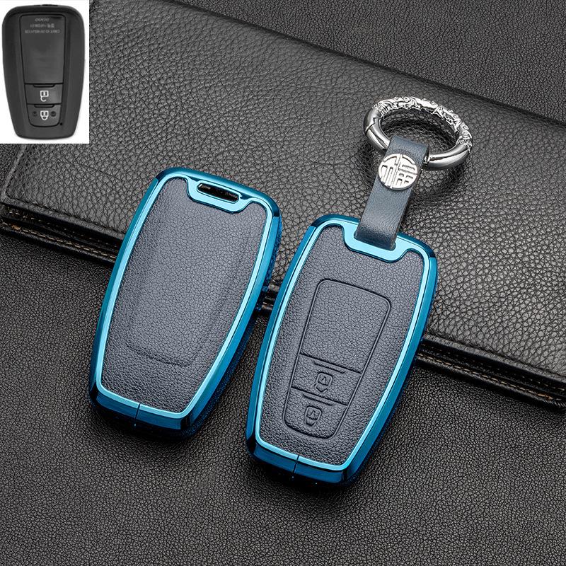 Full-Cover Metal Key Case for Toyota Corolla, RAV4, Rongfang, Wilanda, Levin, Camry