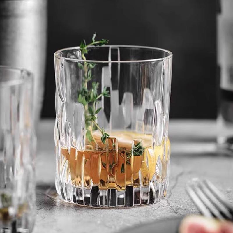 340ml Whisky Glass Cocktail Cups Wine Glass Creative Drinking Glasses Wedding Gifts Household Party Transparent Modern Drinkware