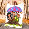KRTECEK Flannel Blanket Soft Warm All-Season Throw, Design for Camping, Car Travel, Hiking Sofa, Bed, Office Perfect Gift for Parties