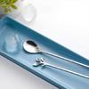 6 Pack Tableware Dessert Spoons Stirring Spoon for Kitchen Stirring Mixing Sugar