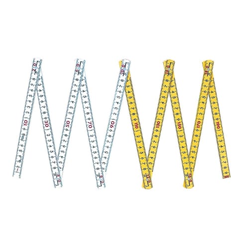 

Shinwa Sokutei Fiber Folding Ruler, 10 Folds, cm Display, 2m, 78841