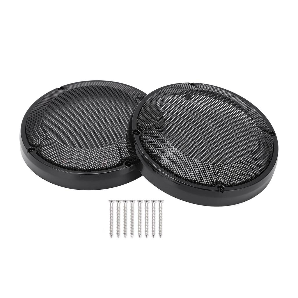 Motorcycle Speaker Mesh Cover Grille Saddlebag Lid Motors Accessory Replacement for Glide 1983‑2020