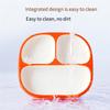 Food-Grade Two-Color Silicone Suction Cup Bowl Special Bowl Forbaby Food Suction Cup Tableware Orange