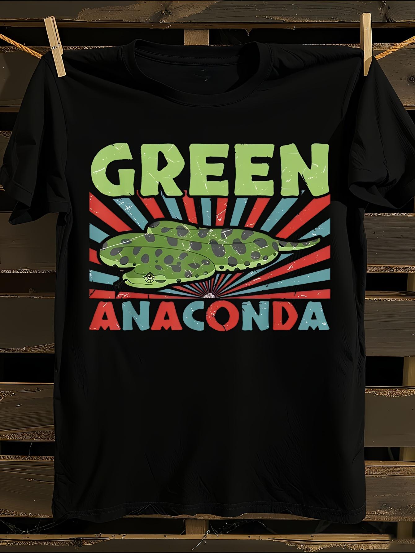 White Anaconda Snake Lovers Tshirt L
