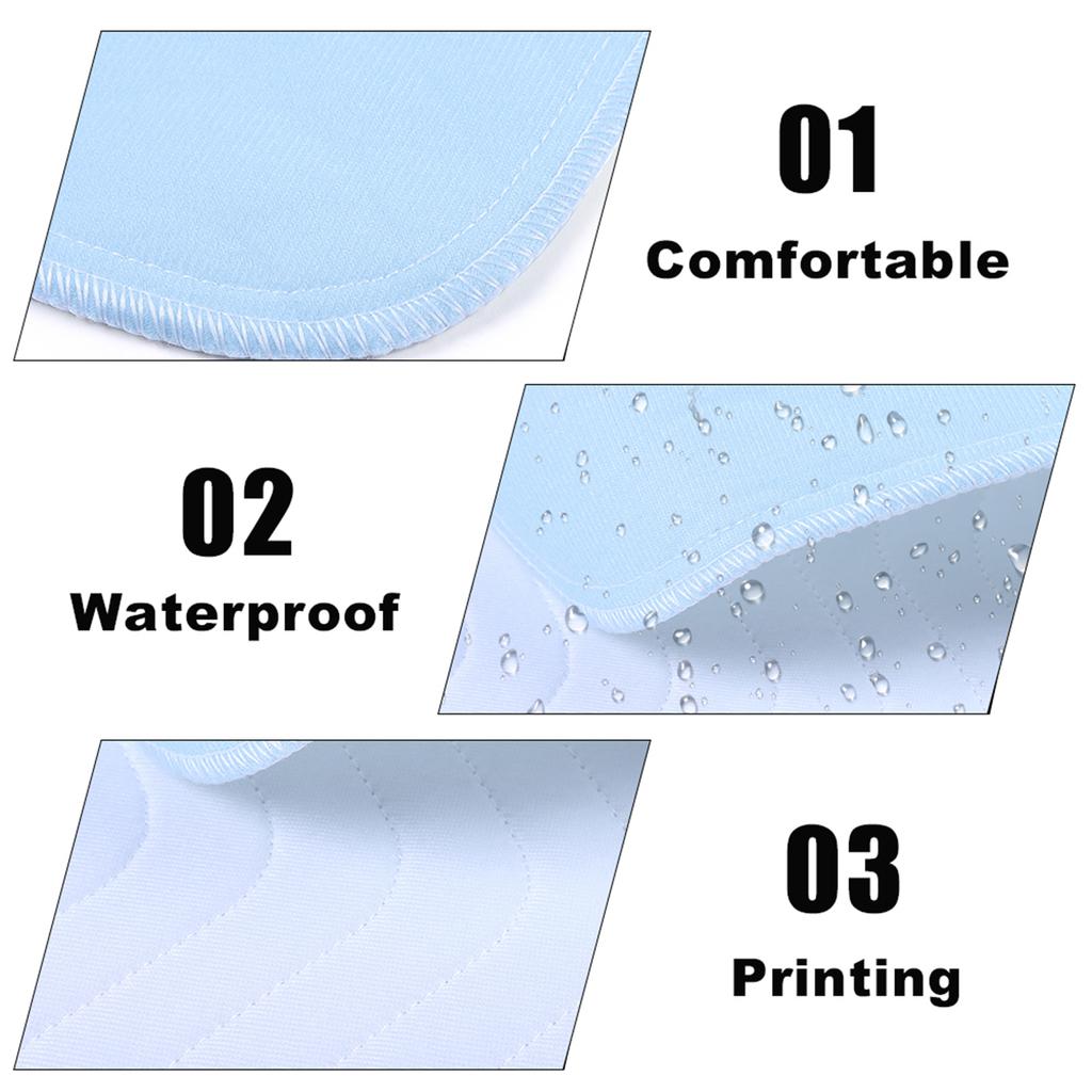Absorbent 6pcs Reusable Washable Pad, for Elderly, Babies, Bed-wetting Children, Woman's Menstrual Periods and Physical Discomfort People with A