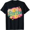 Barbie - Retro Logo With Flowers T-Shirt